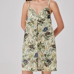 NWT Velvet Ruffle Lounge Dress